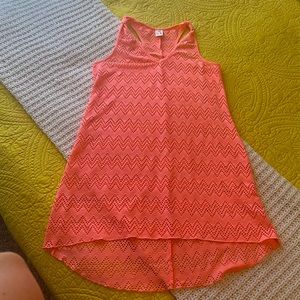 Arizona Jean Company Coral Swim Coverup